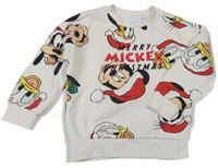 Smotanová mikina s Mickeym Disney