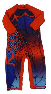 Tmavomodro-červeno-modrý UV overal se Spider-manem Nutmeg