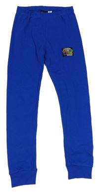 Zafírové spodné nohavice s nášivkou - Mário zn. H&M