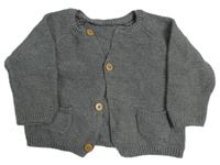 Tmavosivý melírovaný prepínaci sveter Matalan