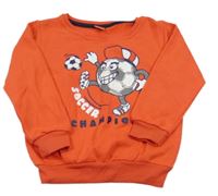 Červená mikina s loptou Kiki&Koko