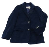 Tmavomodré semišové sako John Lewis