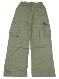 Khaki cargo široké rifle PRIMARK