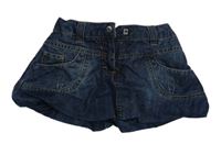 Tmavomodrá rifľová balonová sukňa TAPE 'A L'OEIL