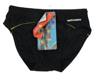 Nové - černé chlapecké plavky s logem Sesto Senso