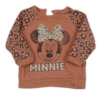 Skořicová mikina s Minnie a vzorem George