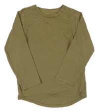 Khaki melírované tričko Next