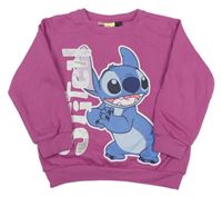 Růžovomalinová mikina se Stitchem Disney