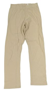 Béžové pyžamové kalhoty H&M