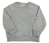 Sivá melírovaná mikina H&M