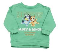 Zelená mikina s Bluey Dunnes