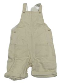 Nové - Béžové ľahké rifľové na traké kraťasy H&M