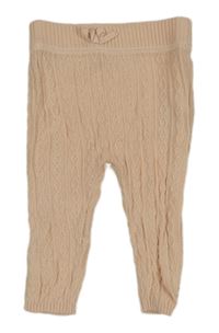 Ružové vzorované pletené tepláky M&S