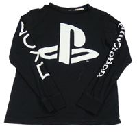 Čierne tričko s logem PlayStation H&M