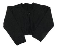 Čierne trblietavé svetrové bolerko Next