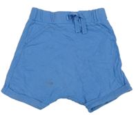 Modré bavlnené baggy kraťasy George