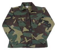 Army plátenná košeľová bunda