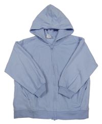 Svetlomodrá prepínaci mikina s kapucňou Zara