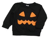 Čierna ľahká mikina s duchem