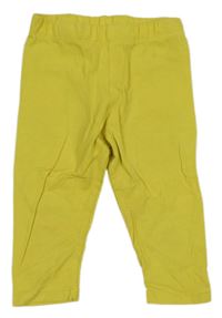 Žlté crop legíny Pocopiano