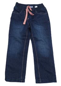 Tmavomodré podšité skinny rifle Lupilu