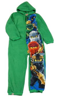 Zelená fleecová kombinéza s kapucí - Lego Ninjago