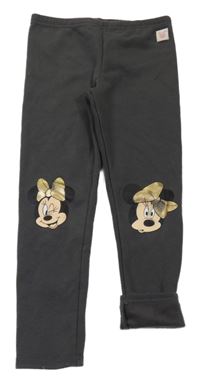 Tmavošedé thermo legíny s Minnie Primark