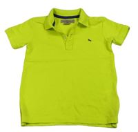Žlutozelené polo tričko H&M