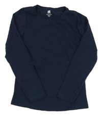 Tmavomodré tričko Hema