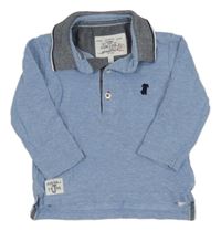 Svetlomodré polo tričko s psíkom zn. Jasper Conran