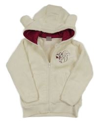 Smotanová plyšová prepínaci mikina s veverkou a kapucňou Kiki&Koko