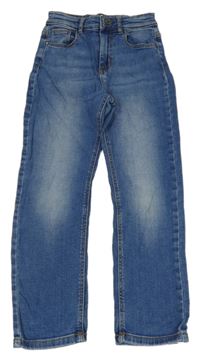 Světlemodré teplákové relaxed fit rifle 