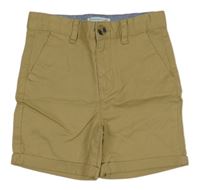 Béžové plátěné chino kraťasy Primark