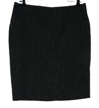 Dámska tmavomodrá melírovaná vlnená sukňa zn. M&S