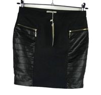 Nové - Dámska čierna minisukňa so zipy