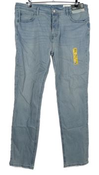 Nové - Pánské světlemodré slim rifle Denim Co. vel. 38/32