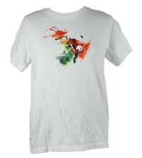 Dámske biele tričko s potlačou H&M