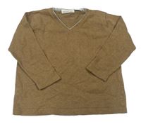 Hnedý ľahký sveter Zara