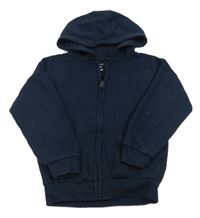 Tmavomodrá prepínaci mikina s kapucňou Primark