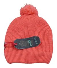 -Nové Neónově ružová trblietavá čapica s brmbolcom