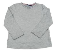 Světlešedé melírované thermo triko Lupilu