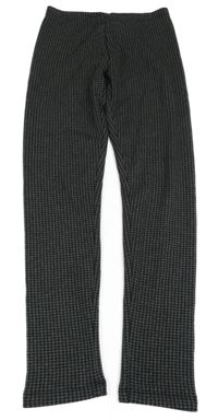 Šedo-černé vzorované tregíny C&A