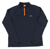 Tmavomodré thermo tričko s logom Decathlon