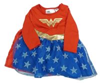 Kostým - Červeno-modré šaty - Wonder woman H&M