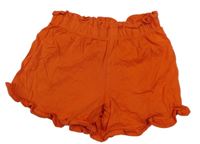 Oranžové bavlnené kraťasy Mothercare