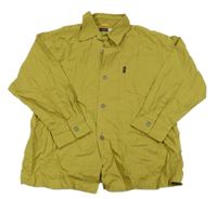 Okrovo-hnědá vzorovaná košile 