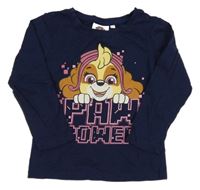 Tmavomodré tričko so Skye Nickelodeon