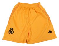 Neonově oranžové fotbalové kraťasy - Real Madrid