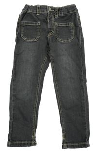 Tmavosivé skinny rifle Zara