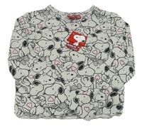 Nové - šedý svetr se Snoopym Primark